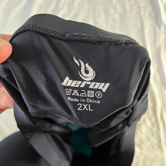 Beroy Black Mesh Panel Padded Bike Shorts 2XL - Picture 7 of 8